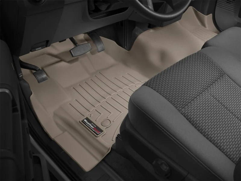 WeatherTech 12+ Ford F250/F350/F450/F550 Front Floorliner OTH - Tan - Image 13