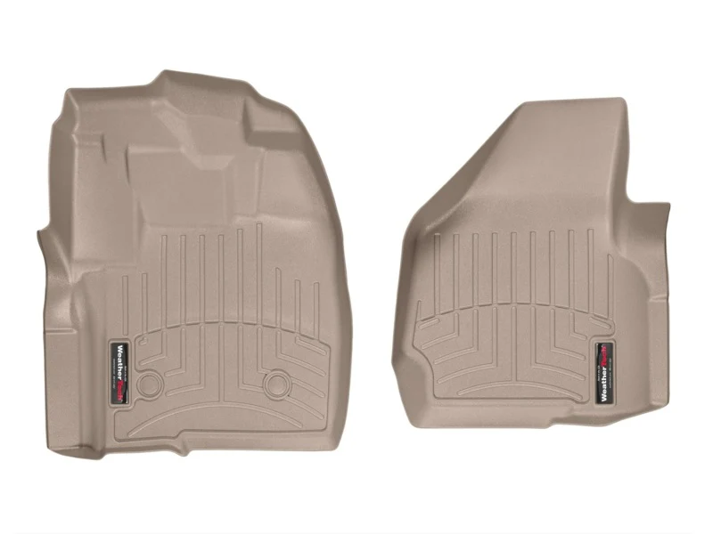 WeatherTech 12+ Ford F250/F350/F450/F550 Front FloorLiner - Tan - Image 3