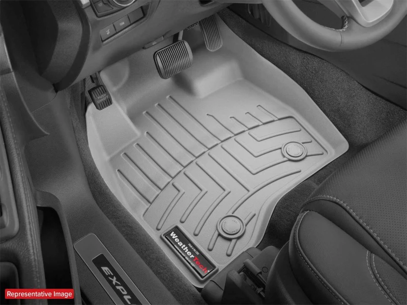 WeatherTech 12+ Ford Focus Rear FloorLiner - Grey - Image 5