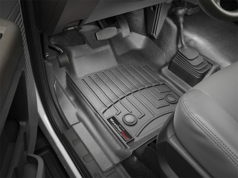WeatherTech 13-16 Ford F-250/F-350 Regular Cab Vinyl (w/ 4x4 Shifter) Front FloorLiner - Black - Image 13