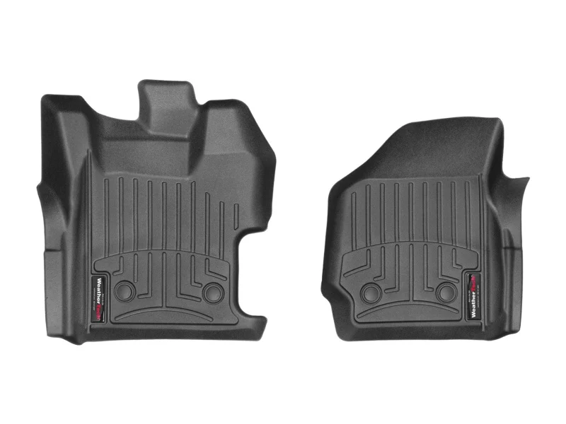 WeatherTech 13-16 Ford F-250/F-350 Regular Cab Vinyl (w/ 4x4 Shifter) Front FloorLiner - Black - Image 4