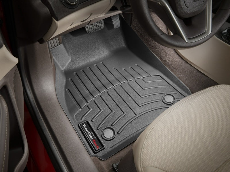 WeatherTech 13+ Chevrolet Malibu Front FloorLiner - Black - Image 11