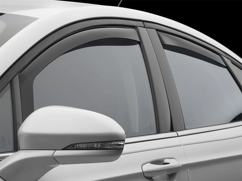 WeatherTech 13+ Ford Fusion Front and Rear Side Window Deflectors - Dark Smoke - Image 7