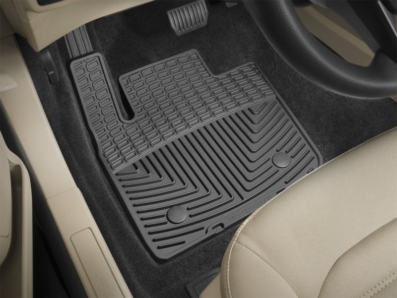 WeatherTech 13+ Ford Fusion Front Rubber Mats - Black - Image 5