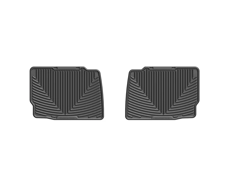 WeatherTech 13+ Ford Fusion Rear Rubber Mats - Black - Image 2