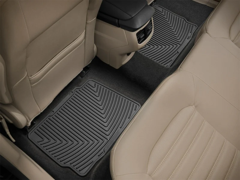 WeatherTech 13+ Ford Fusion Rear Rubber Mats - Black - Image 5