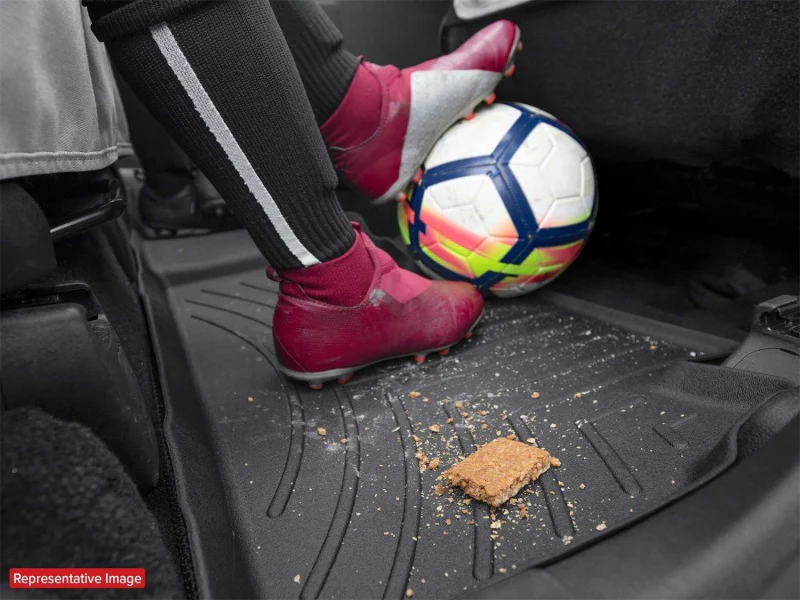 WeatherTech 13+ Lincoln MKZ Front FloorLiner - Tan - Image 7