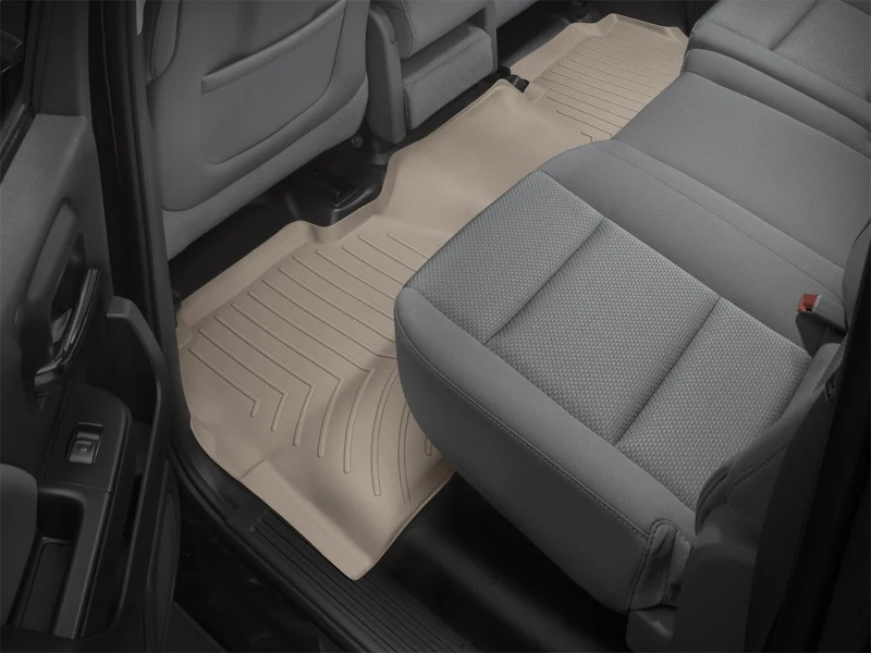 WeatherTech 14-15 Chevrolet Silverado 1500 (w/ OEM Rear Under Seat Storage) Rear FloorLiner - Tan - Image 10