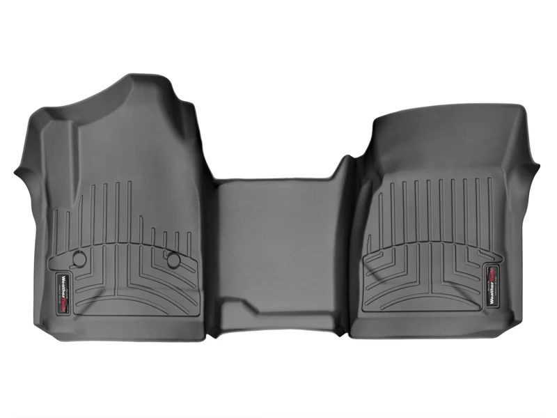 WeatherTech 14+ Chevrolet Silverado Front FloorLiner - Black - Image 2