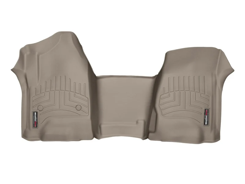 WeatherTech 14+ Chevrolet Silverado Front Floorliner OTH - Tan - Image 3