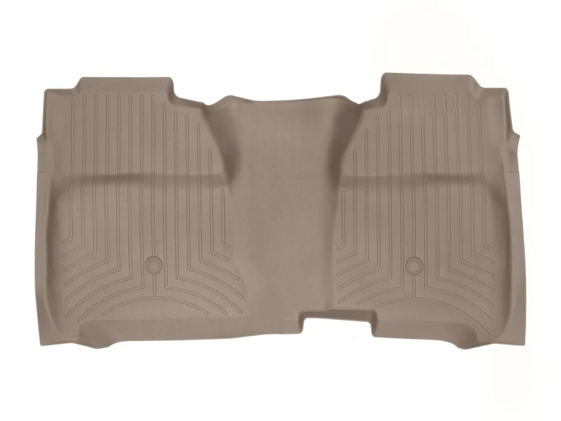 WeatherTech 14+ Chevrolet Silverado Rear FloorLiner - Tan - Image 3