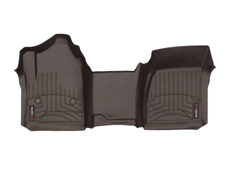 WeatherTech 14+ Chevy Silverado 1500 Regular Cab Front FloorLiner - Cocoa - Image 3