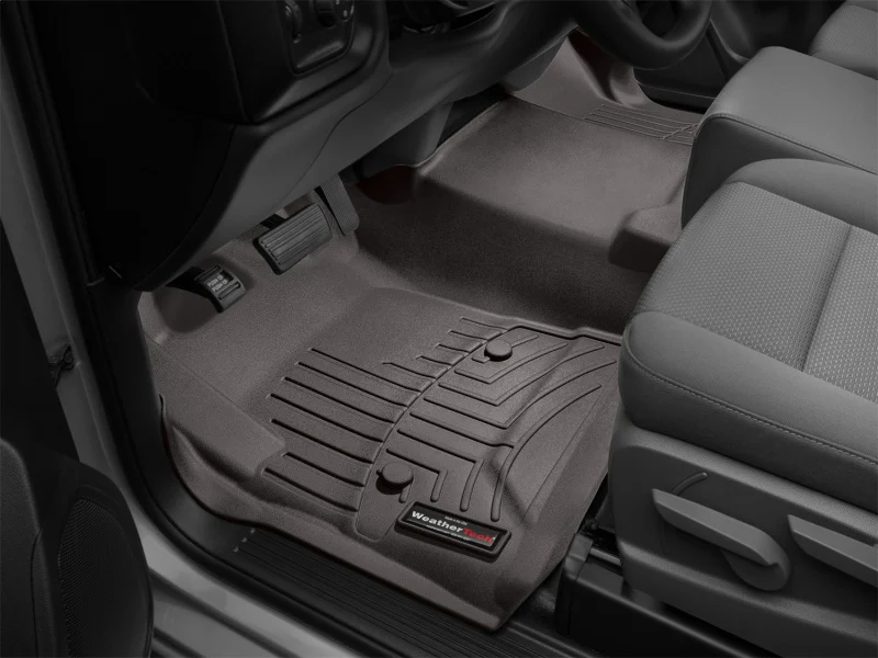 WeatherTech 14+ Chevy Silverado 1500 Regular Cab Front FloorLiner - Cocoa - Image 5