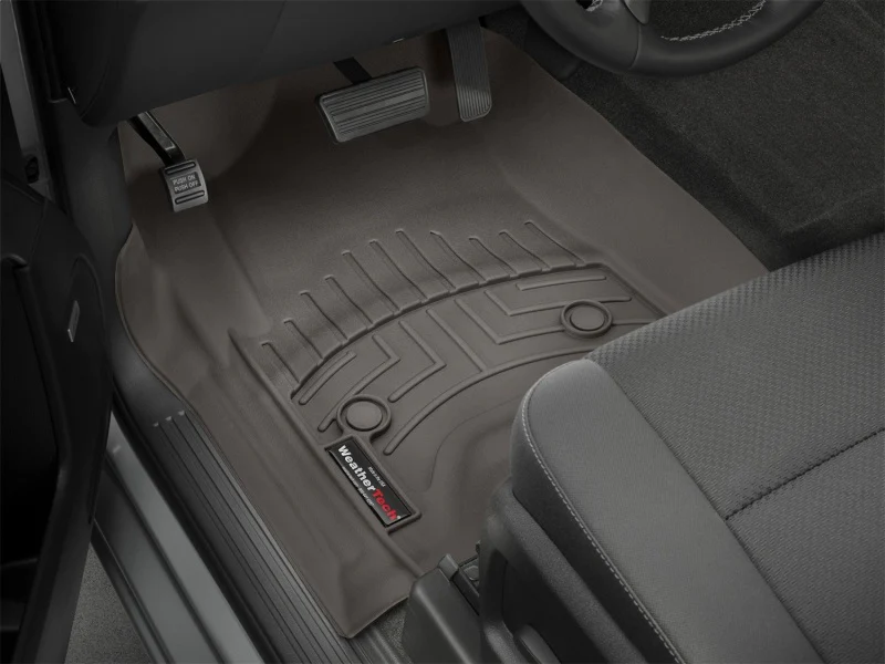 WeatherTech 14+ Chevy Silverado (Crew Cab / Double Cab) Front FloorLiners - Cocoa - Image 14