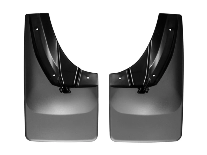 WeatherTech 14+ Dodge Ram 2500 / 3500 No Drill Mudflaps - Black - Image 2