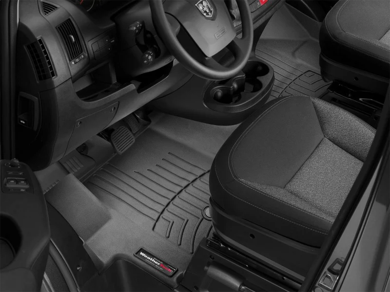 WeatherTech 14+ Dodge Ram ProMaster Front FloorLiner - Black - Image 15