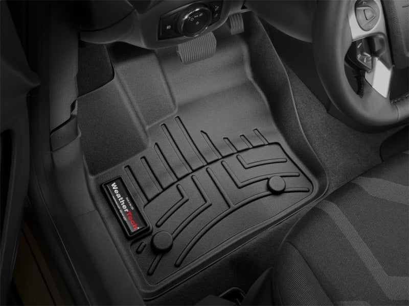 WeatherTech 14+ Ford Transit Connect Front FloorLiner - Black - Image 6