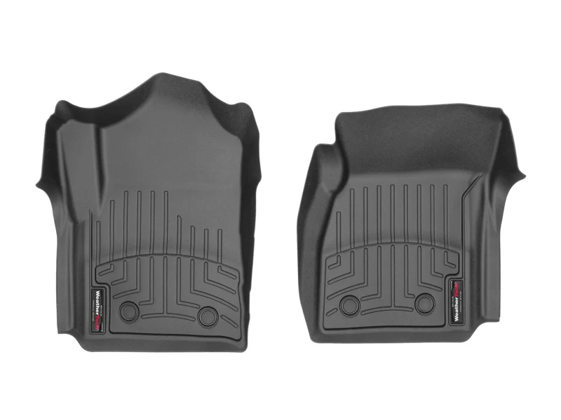 WeatherTech 14+ GMC Sierra/Denali 1500 / Chevy Silverado 1500 Front FloorLiners - Black - Image 2
