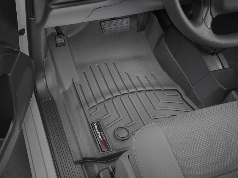 WeatherTech 14+ GMC Sierra/Denali 1500 / Chevy Silverado 1500 Front FloorLiners - Black - Image 3