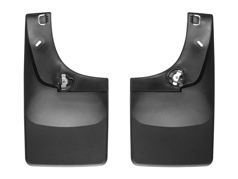 WeatherTech 14+ GMC Sierra/Sierra Denali No Drill Mudflaps - Black - Image 3
