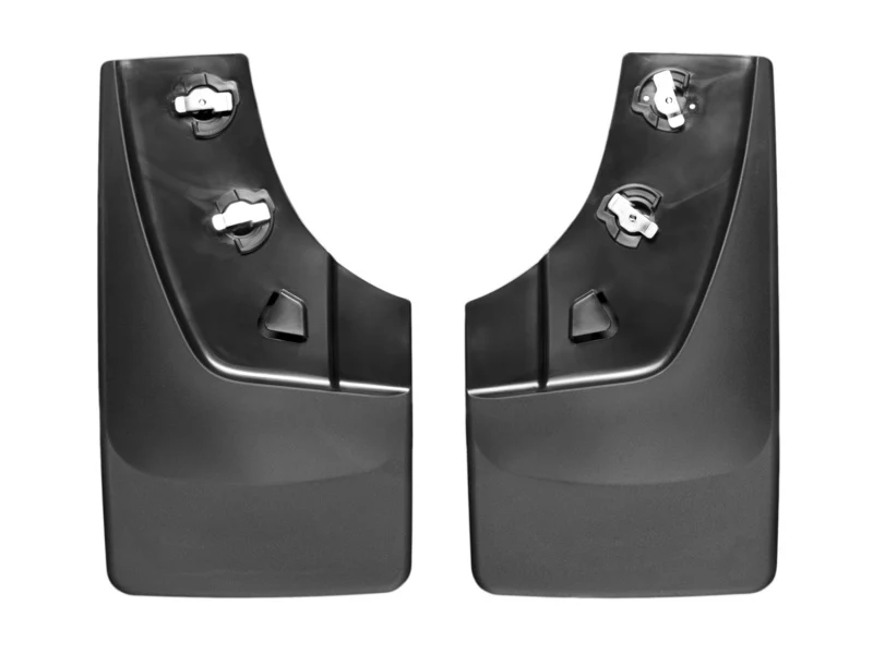 WeatherTech 14+ GMC Sierra/Sierra Denali No Drill Mudflaps - Black - Image 4