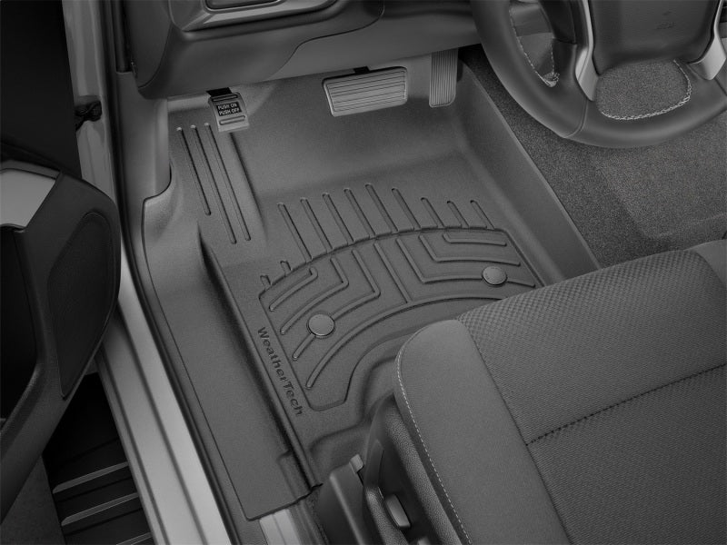 WeatherTech 15-19 GMC Yukon / Cadillac Escalade / 15-18 Chevrolet 1500 Front FloorLiner HP - Black - Image 13