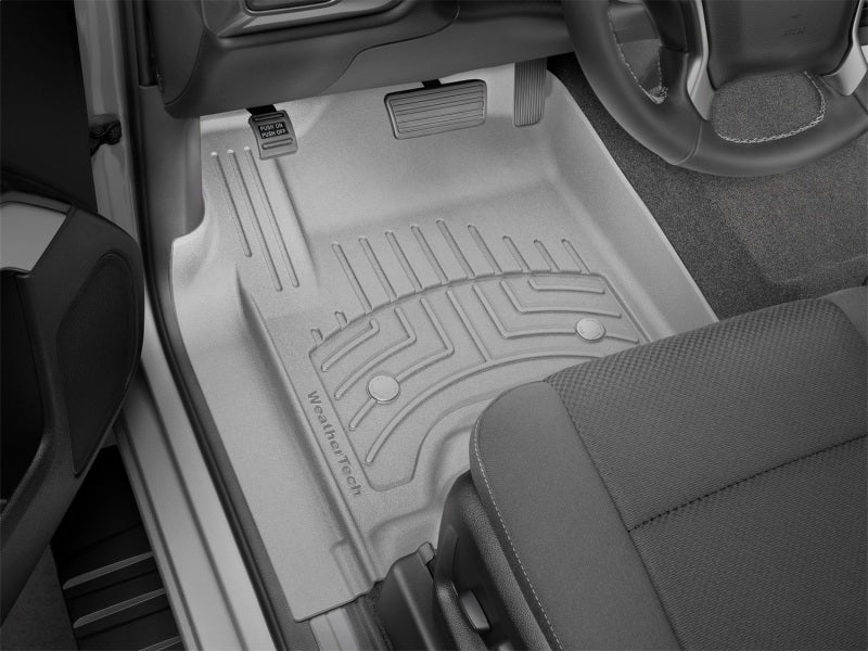WeatherTech 15-19 GMC Yukon / Cadillac Escalade / 15-18 Chevrolet 1500 Front FloorLiner HP - Grey - Image 5