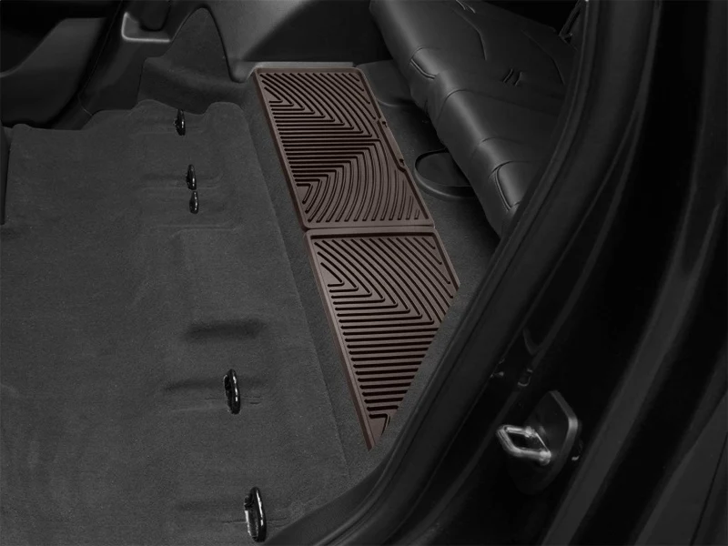 WeatherTech 15-20 Chevrolet Tahoe Rear Rubber Mats - Cocoa - Image 2