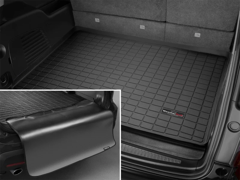 WeatherTech 15+ Cadillac Escalade ESV Cargo Liner w/ Bumper Protector - Black - Image 2