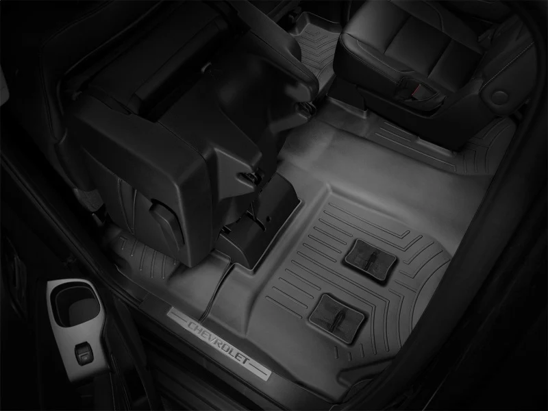 WeatherTech 15+ Chevrolet Suburban (Fits Vehicles w/ 2nd Row Bucket Seats) Rear FloorLiners - Black - Image 13
