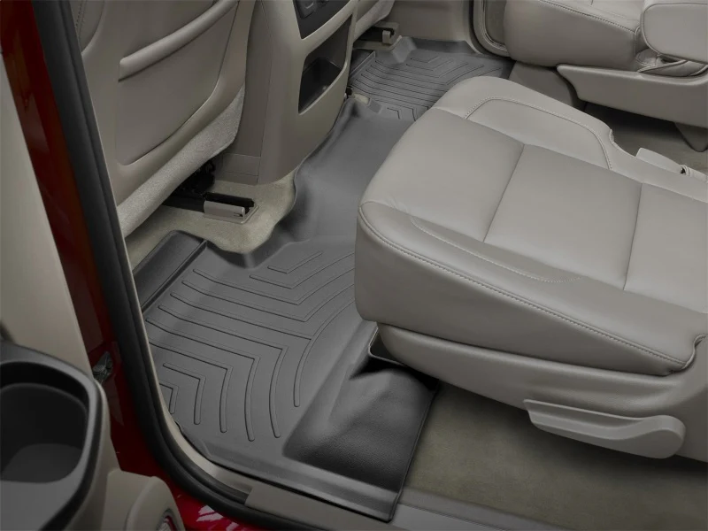 WeatherTech 15+ Chevrolet Suburban Rear FloorLiners - Black - Image 16