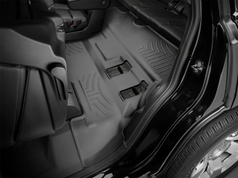 WeatherTech 15+ Chevrolet Tahoe (Fits Vehicles w/ Second Row Bucket Seats) Rear FloorLiners - Black - Image 5