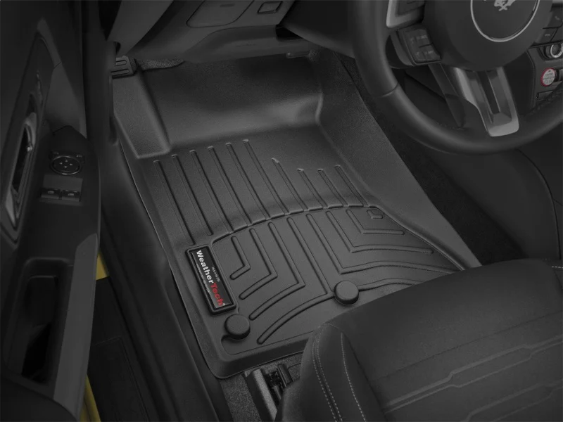 WeatherTech 15 Ford Mustang Front FloorLiners - Black - Image 15