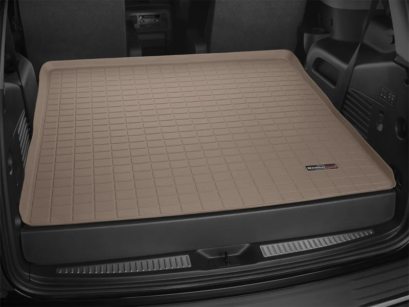 WeatherTech 15 GMC Yukon / Chevy Tahoe / Cadillac Escalade Cargo Liner - Tan - Image 5