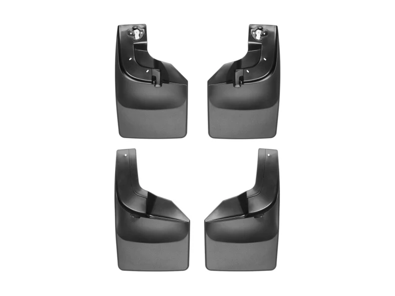 WeatherTech 17-120 Ford F-250/350/450/550 w/OEM Fender Flares/Lip Molding No Drill Mudflaps - Black - Image 2