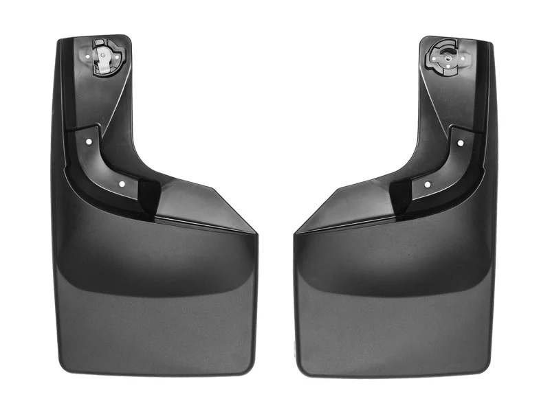 WeatherTech 17+ Ford F-250/350/450/550 (W/O Flares/Lip Molding) No Drill Mudflaps - Black - Image 2