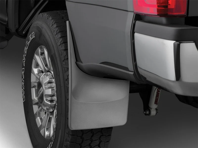 WeatherTech 17+ Ford F-250/350/450/550 (W/O Flares/Lip Molding) No Drill Mudflaps - Black - Image 3