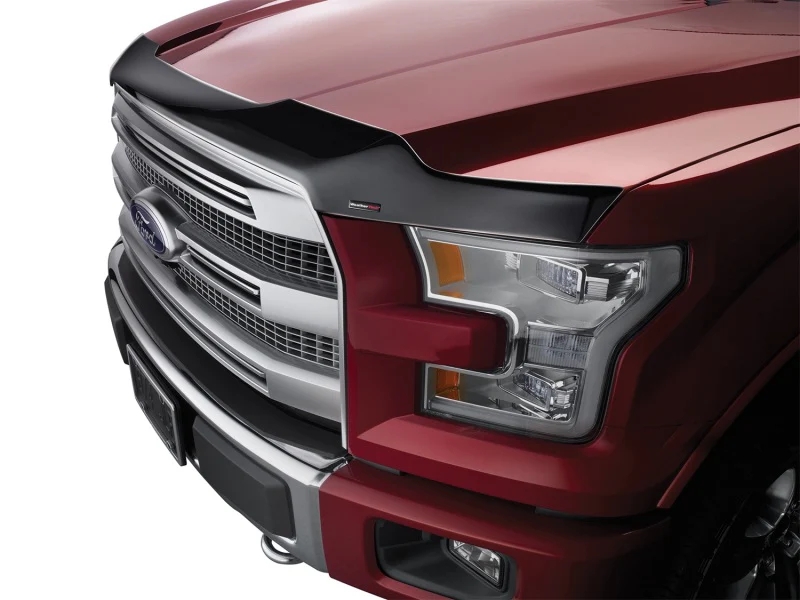 WeatherTech 17+ Ford F-250/350/450 Hood Protector - Black - Image 3