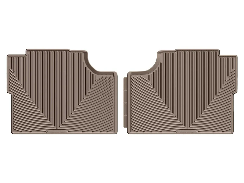 WeatherTech 17+ Ford F-250 / F-350 / F-450 / F-550 Crew Cab Rear Rubber Mats - Tan
