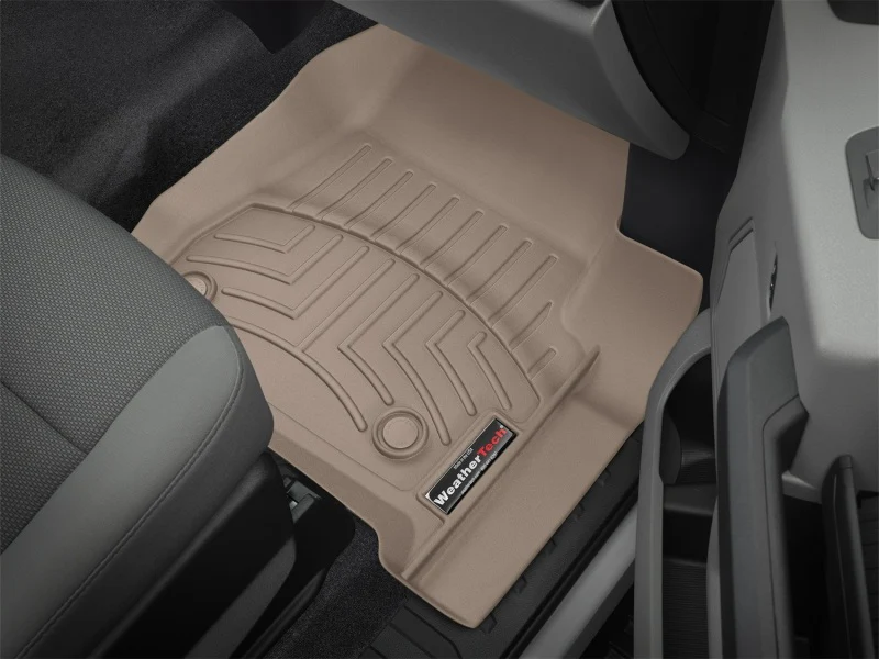 WeatherTech 17+ Ford F-250/F-350/F-450 Front FloorLiner - Tan (Fits 4x4 Floor Shifter) - Image 12