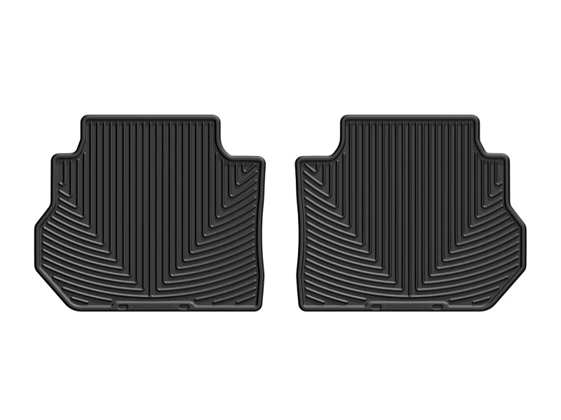 WeatherTech 17+ GMC Acadia / Acadia Denali Rear Rubber Mats - Black
