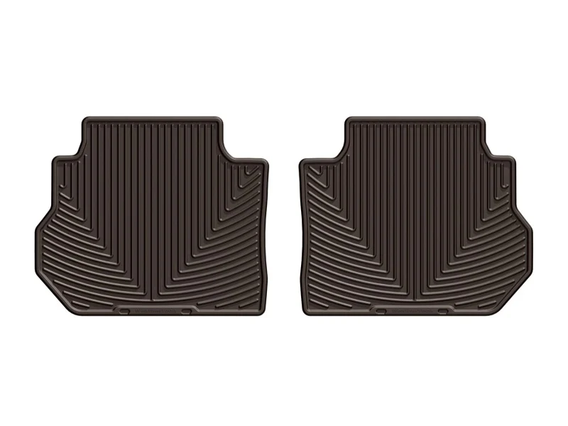 WeatherTech 17+ GMC Acadia / Acadia Denali Rear Rubber Mats - Cocoa