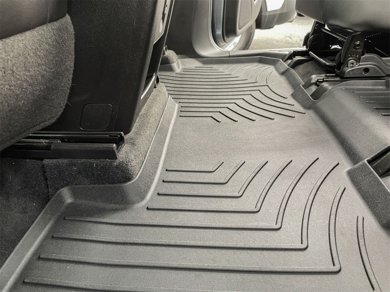 WeatherTech 18-23 Chevrolet Traverse w/2nd Row Bench or Bucket Rear FloorLiner HP - Black - Image 8