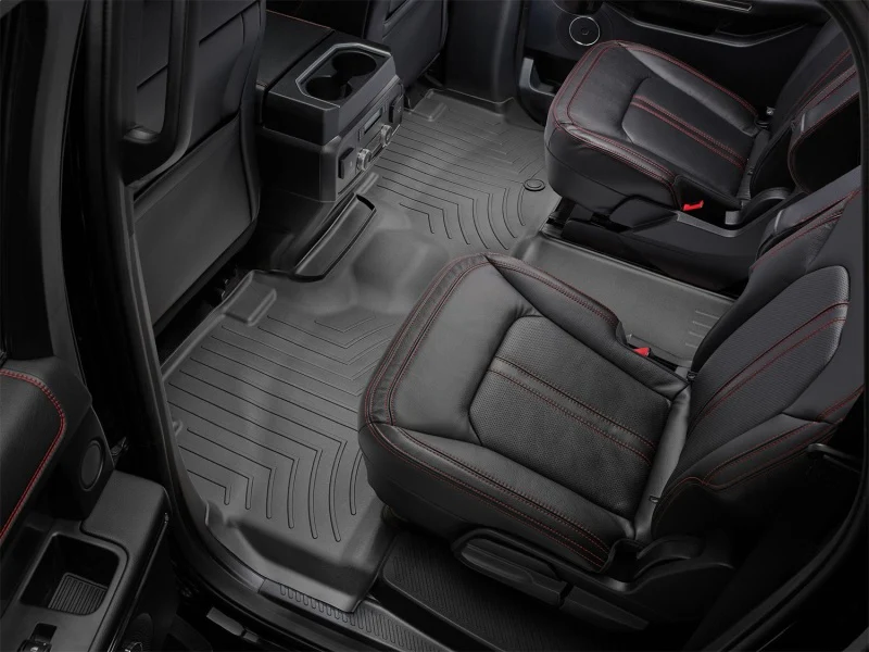 WeatherTech 18+ Expedition Max Bucket Seating w/o Console 2nd & 3rd Row FloorLiner HP - Black - Image 13