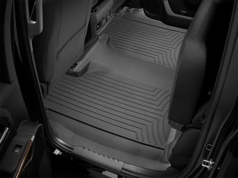 WeatherTech 19-23 Chevrolet Silverado 1500 Crew Cab Rear FloorLiner - Black - Image 13