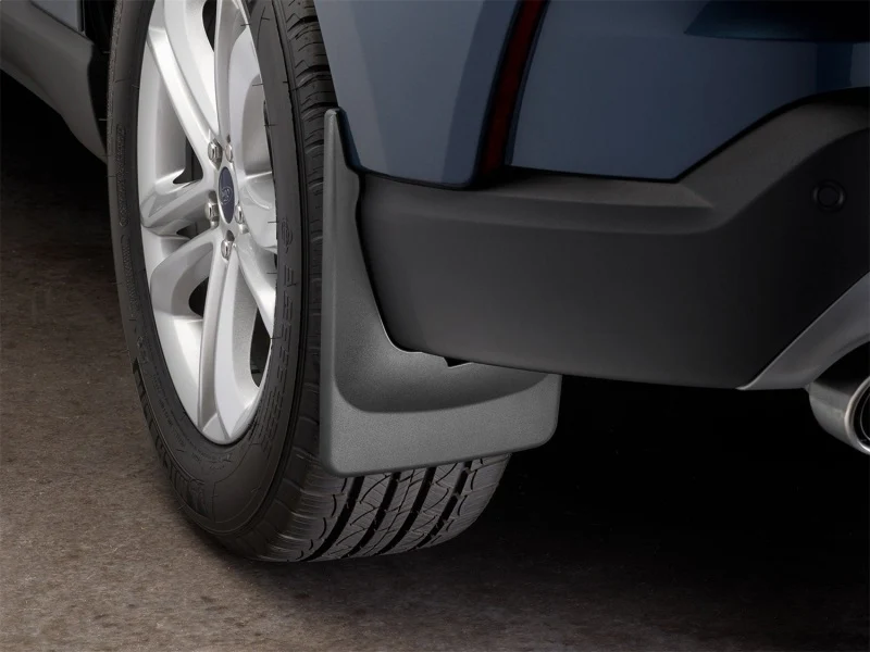 WeatherTech 19+ Ford Edge No Drill Mudflaps - Black - Image 2