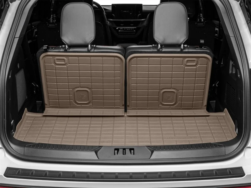 WeatherTech 20-23 Ford Explorer Incl. ST/Hybrid Seatback Cargo Liners HP - Tan - Image 2