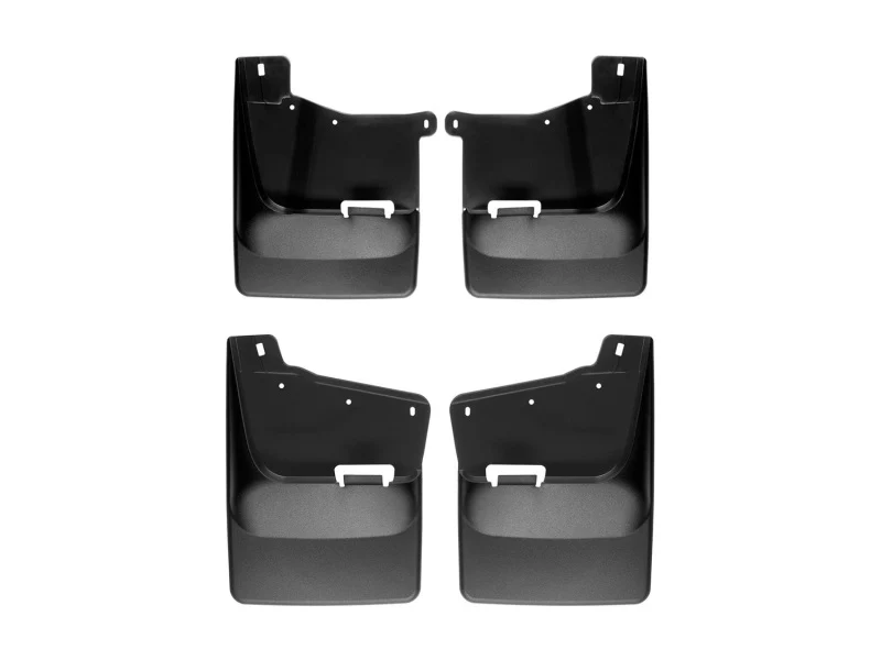 WeatherTech 20-24 Chevrolet Silverado 2500HD/3500HD w/o OE Splash Guards No Drill Mudflaps - Black