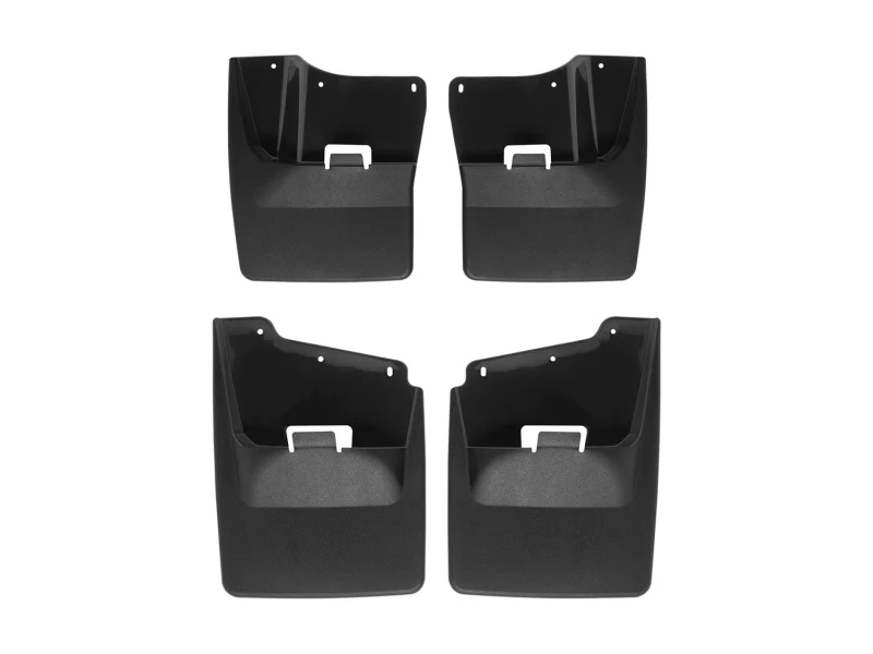 WeatherTech 20-24 GMC Sierra / Sierra Denali 2500HD / 3500HD No Drill Mudflaps - Black