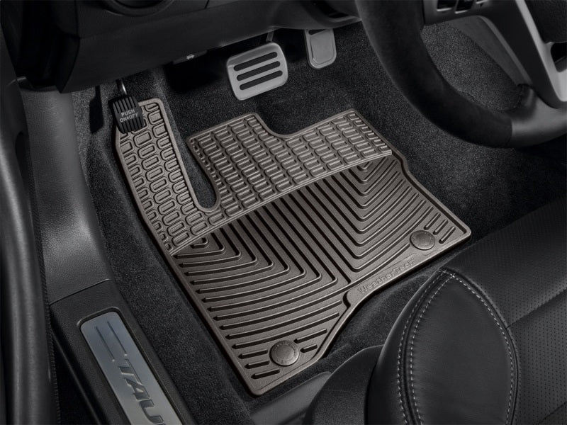 WeatherTech 2010-2014 Ford Taurus Front Rubber Mats - Cocoa - Image 2